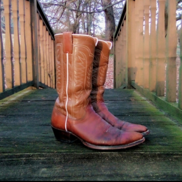 Vintage Shorty Justin cowboy boots - Picture 3 of 9